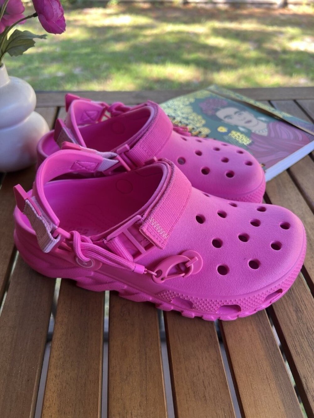 Crocs x Post Malone Duet Max II Electric Pink Clogs M5 W7 207268-6QQ